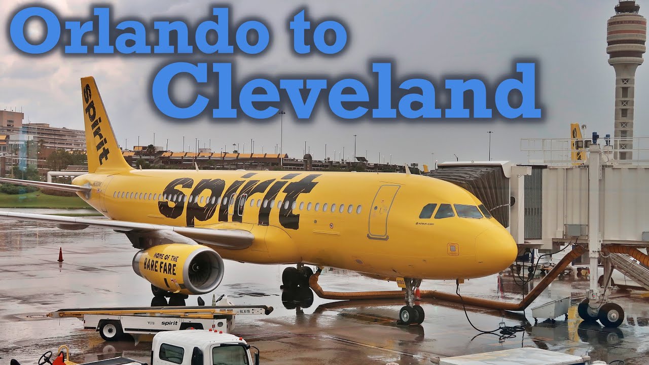 Full Flight: Spirit Airlines A320 Orlando to Cleveland (MCO-CLE)