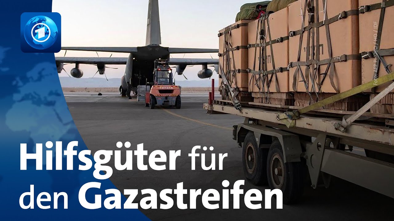 Gazastreifen: Hilfsg&uuml;ter kommen &uuml;ber Land und aus der Luft