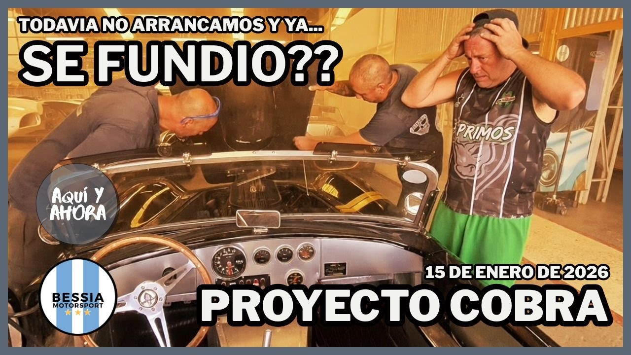 ASÍ EMPEZÓ EL PROYECTO COBRA - SE ME DERRITIERON LAS ZAPATILLAS MANEJANDO ESTE V8 |