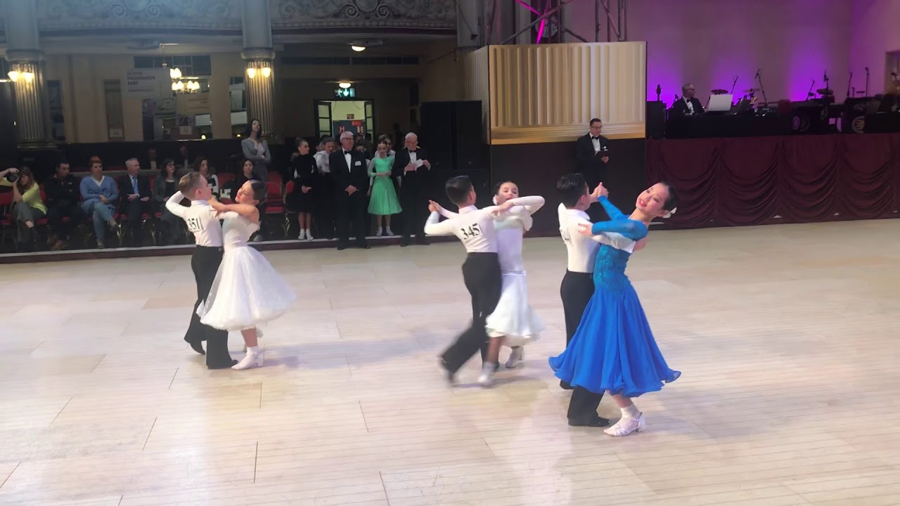 ANIL MISHRA & MARIIA MYKHAILENKO. -  FOXTROT. - JUVENILE  (UNDER 12 YEARS). - BLACKPOOL.- 03.04.2018
