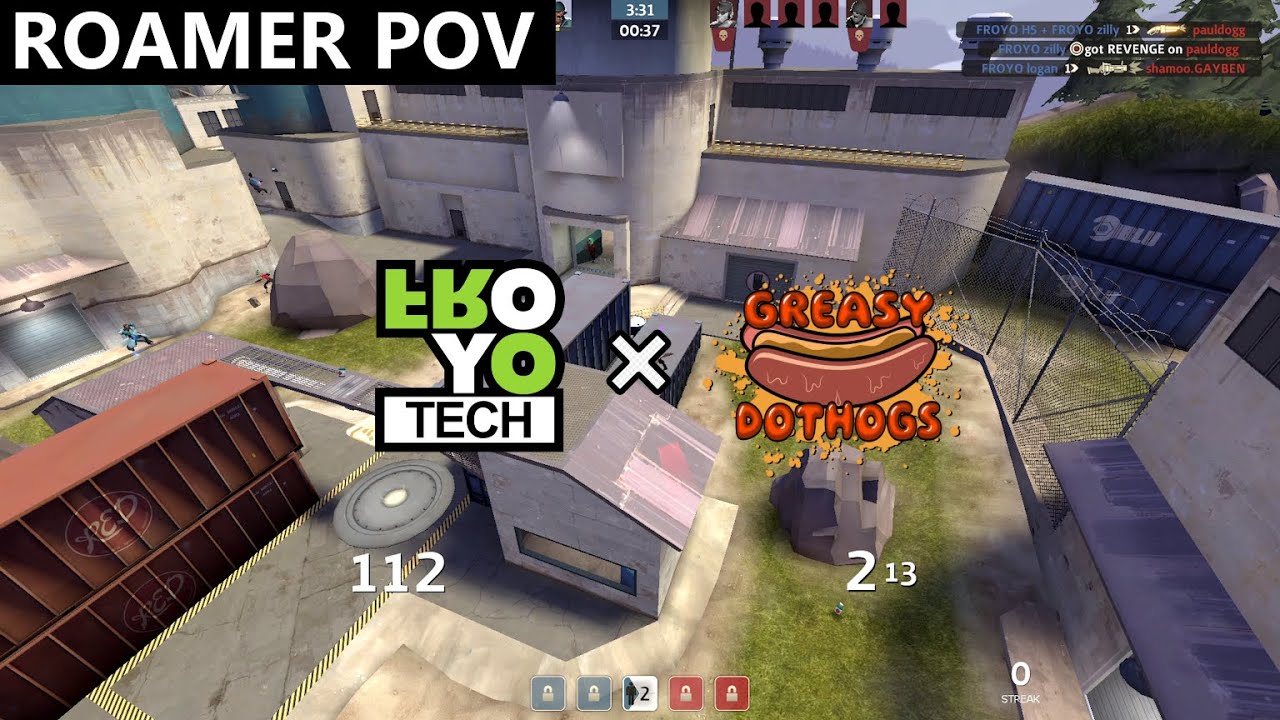 RGL Invite S12 Playoffs GRAND FINALS Map 2: FROYO roamer POV vs Greasy Dothogs | Process