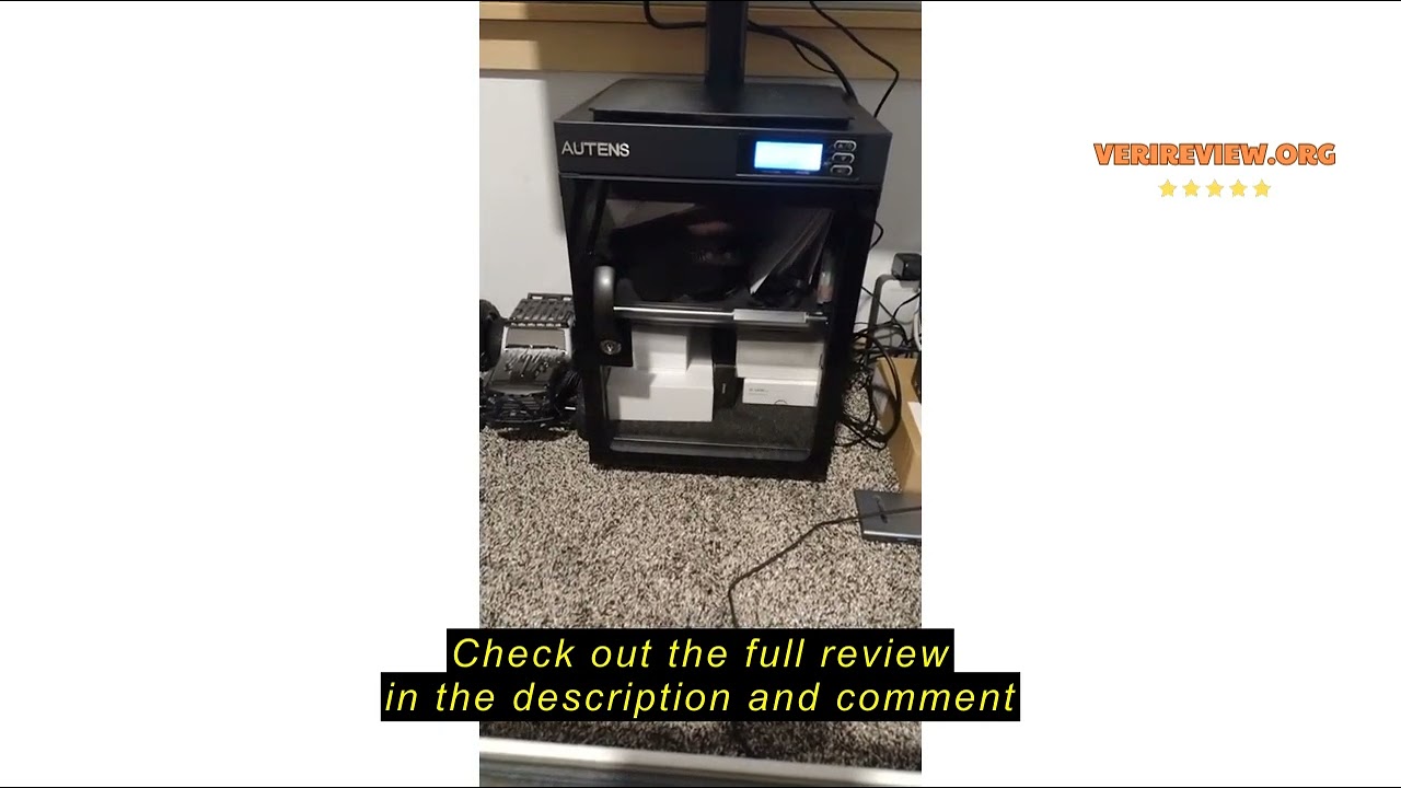 Review AUTENS 100L Dehumidifying Dry Cabinet Box, Digital Control Noiseless and Energy Saving, 5 Lay