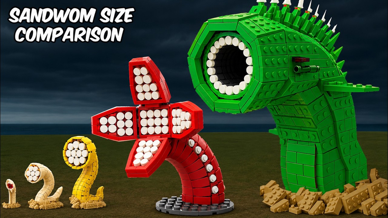 LEGO デューン サンドワームのサイズ比較 史上最大のビルド | ROBO Bricks JP