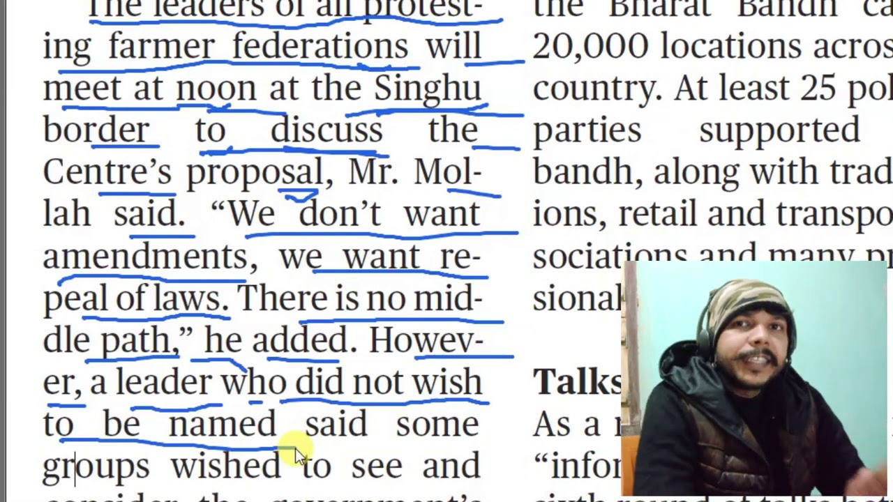 FRONT PAGE FOR BEGINNERS || 9 DEC 2020