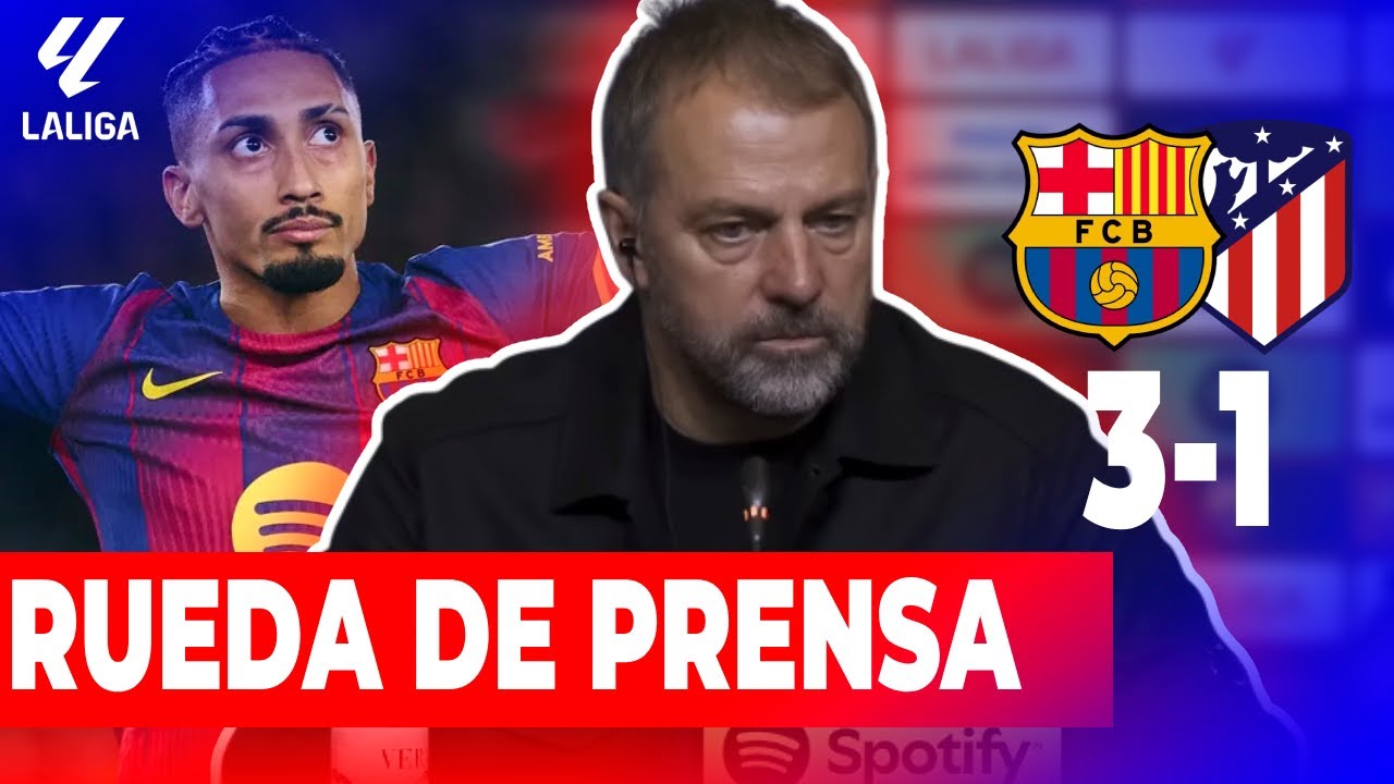 Hansi Flick Rueda De Prensa | Barcelona 3x1Atlético De Madrid - Laliga 25/26