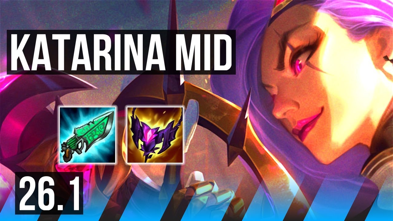 KATARINA vs AKALI (MID) | KR Master | 26.1