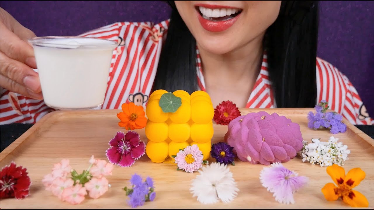 MOUSSE CAKE (ASMR SOFT EATING SOUNDS) NO TALKING | SAS-ASMR