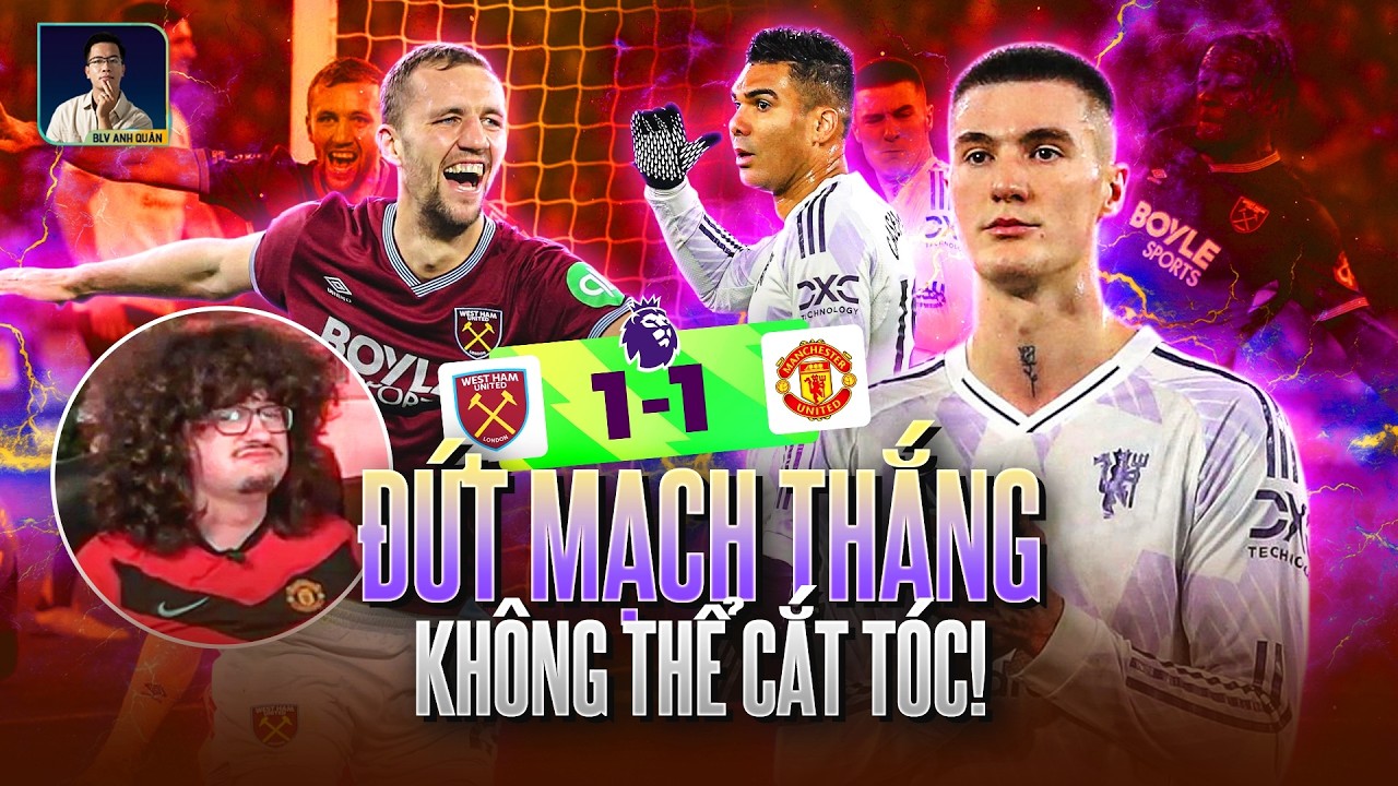 QUÁ ĐAU ĐỚN CHO MAN UTD! ĐỨT MẠCH TOÀN THẮNG, FAN SỐNG TIẾP KIẾP ‘NGƯỜI RỪNG’