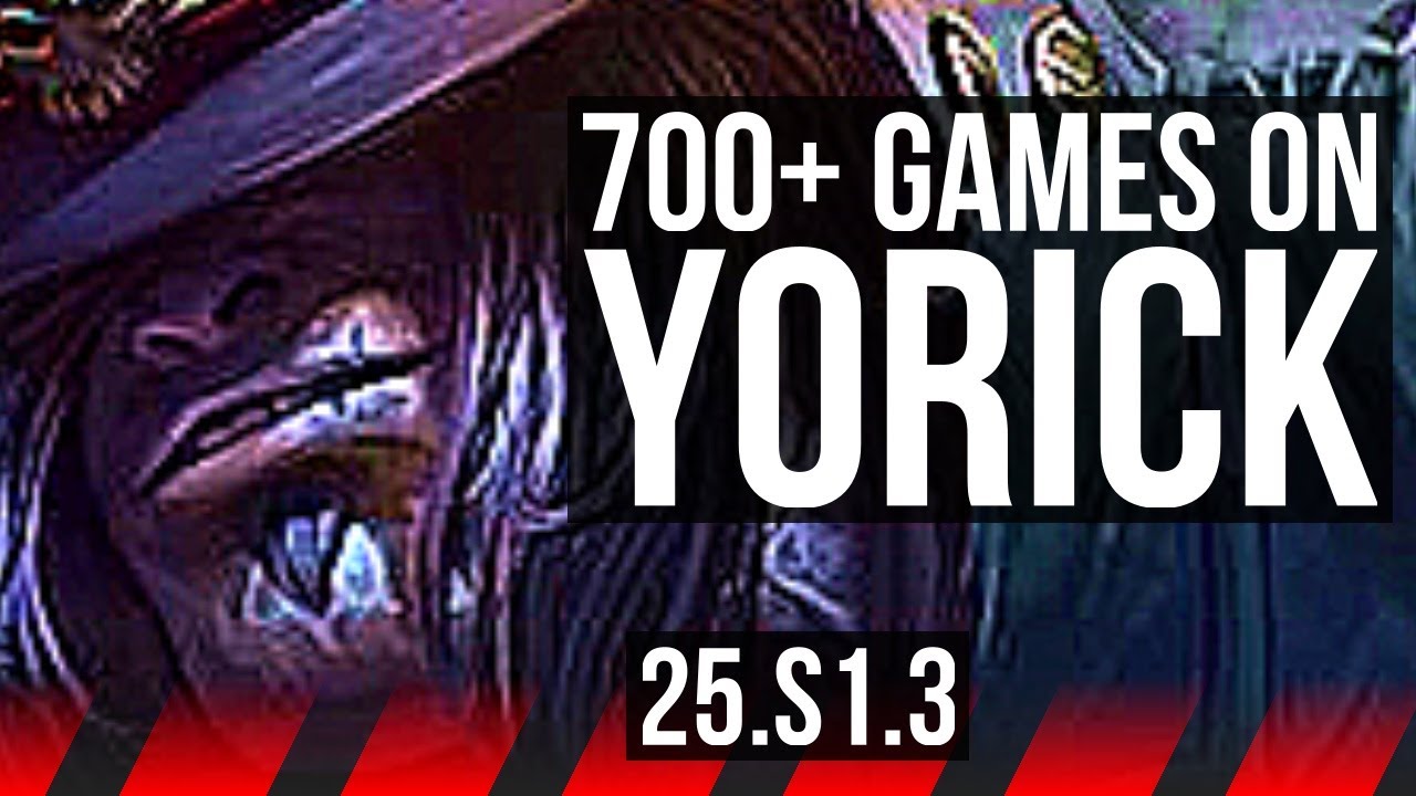 YORICK vs DARIUS (TOP) | 700+ games | KR Diamond | 25.S1.3