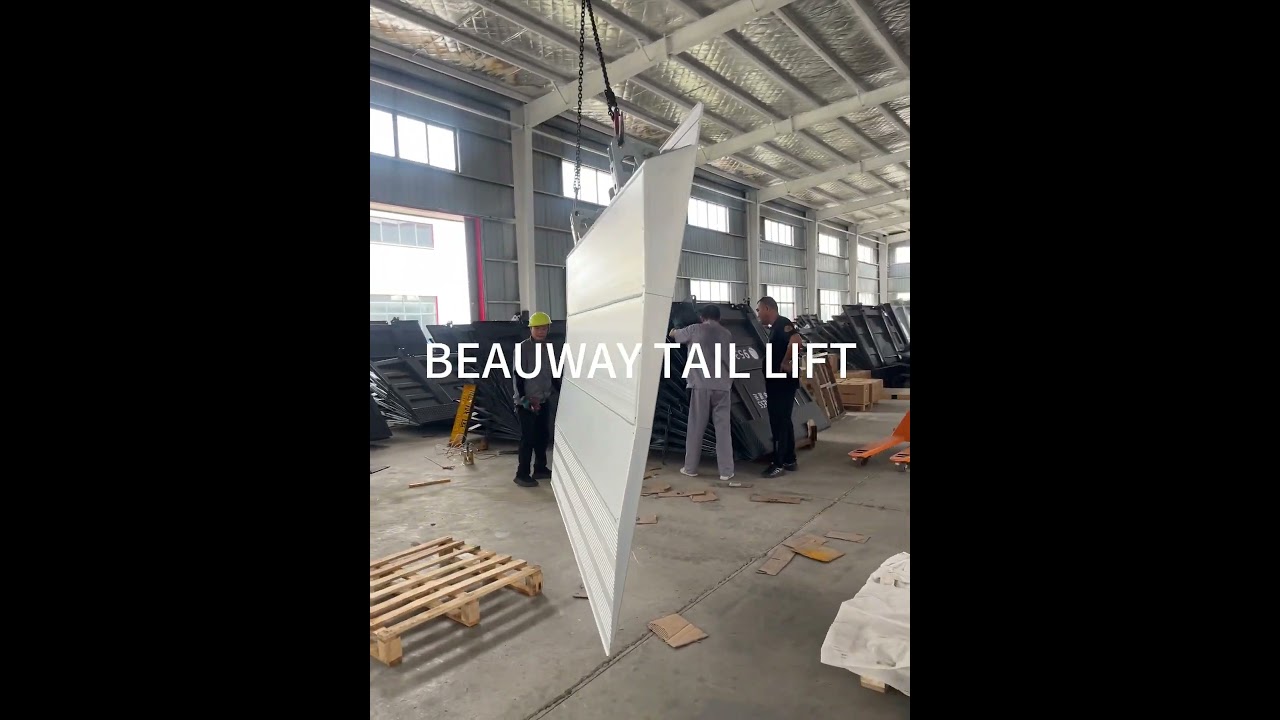 Ultra-high quality anodized aluminum plates are suitable for various brands of tail lifts. #taillift