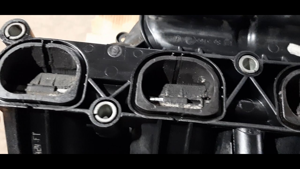 DURATEC 1.8 - 2.0 РЕМОНТ ВИХРЕВЫХ ЗАСЛОНОК ВПУСКНОГО КОЛЛЕКТОРА FORD QQDB AODA, MAZDA ......