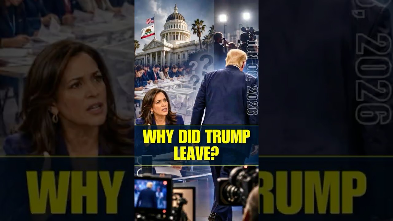 Why Did Trump Walk Out of a TV Interview? Is California Really Rigged?