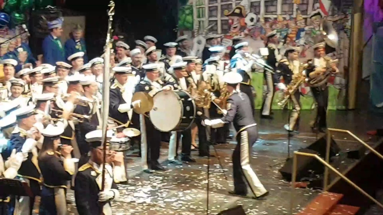 Die Stattgarde Colonia Ahoi e.V auf der Mädchensitzung der Kölschen Grielächer im Maritim.