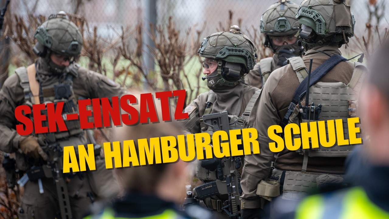 SEK-Einastz an Hamburger Schule