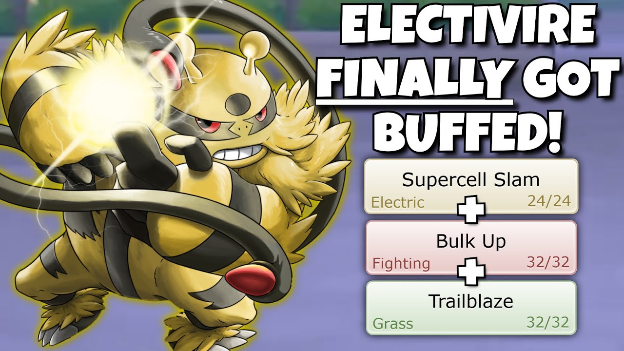 THEY FINALLY BUFFED ELECTIVIRE AND MADE IT POWERFUL! POKEMON SCARLET AND VIOLET