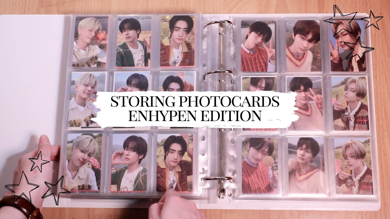 storing photocards ✩ enhypen edition