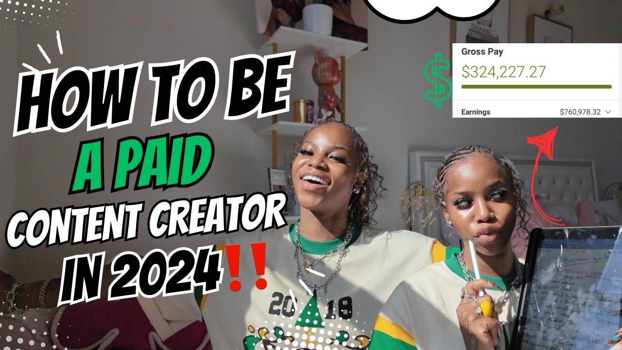 HOW TO BE A PAID CONTENT CREATOR IN 2024|| Step by step detailed guide📝🤑