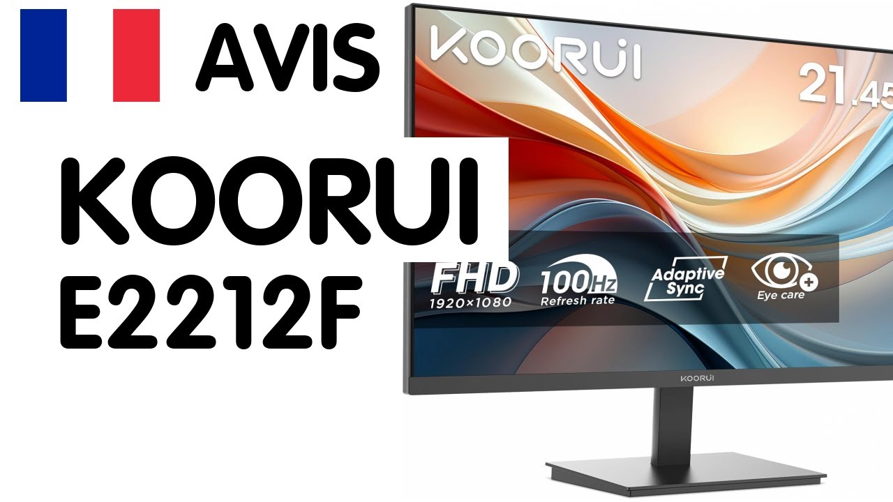 🇫🇷 Avis Koorui E2212F : L'écran qui change la donne pour les gamers et les créateurs ! 🎮✨