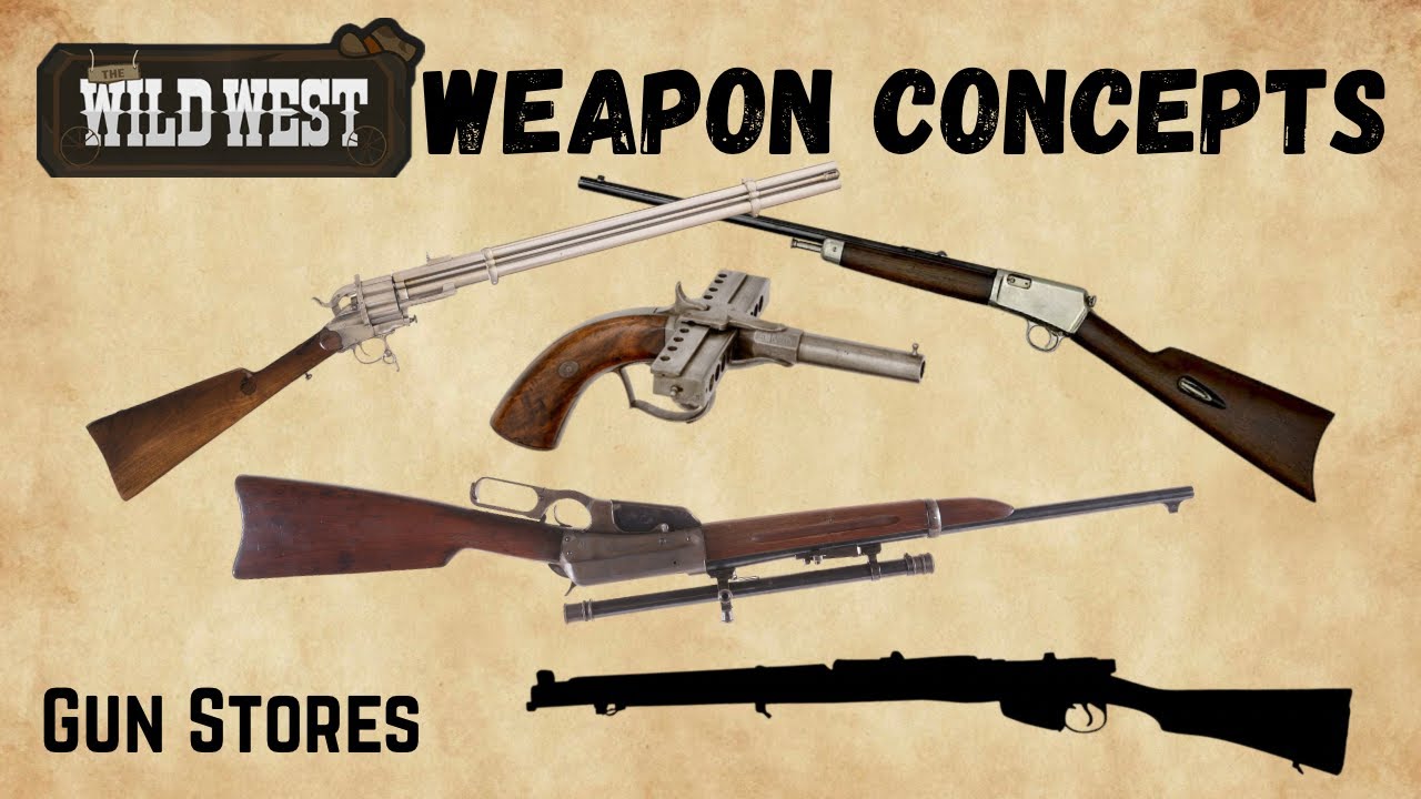The Wild West Weapon Concepts: Gun Shops