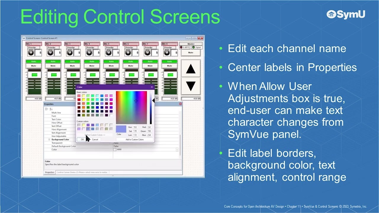 Core Concepts for Open Architecture AV Design: Ch. 11 - SymVue and Control Screens