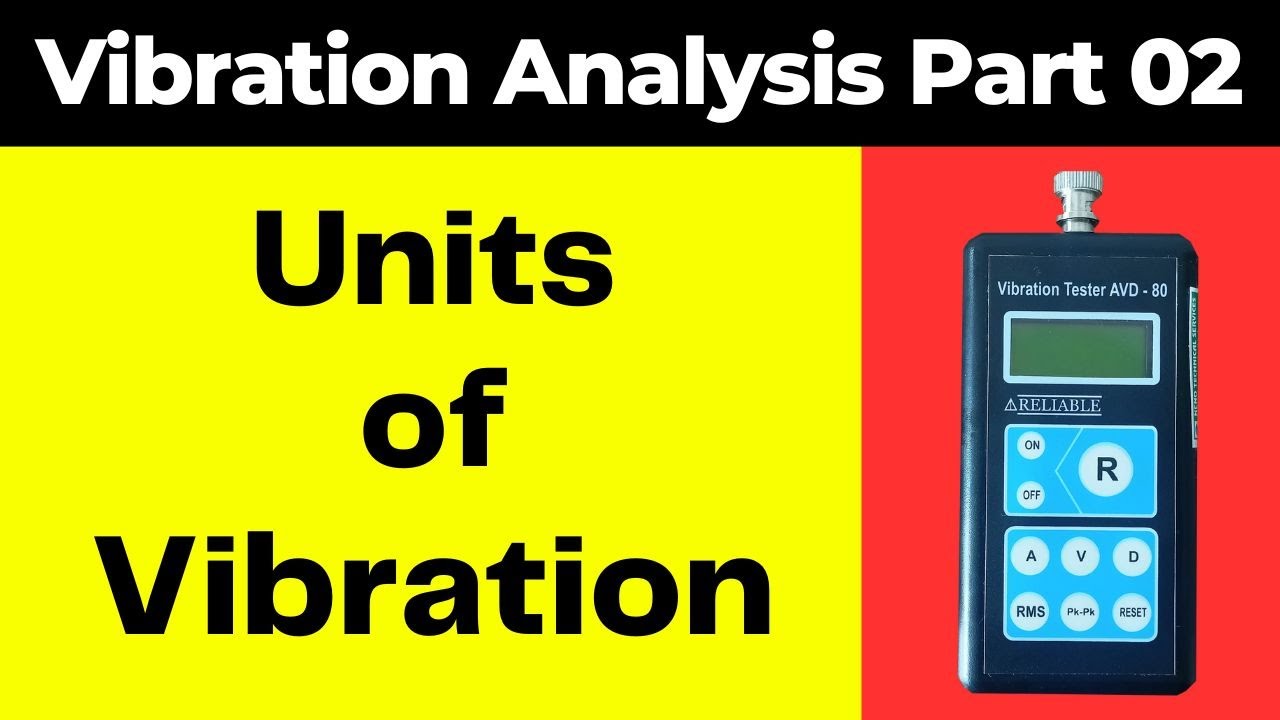 Units of Vibration | Vibration Analysis Part 02 | Hindi |