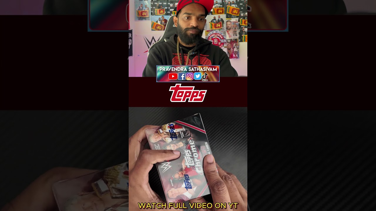 WWE TOPPS CARDS PULL I NEVER EXPECTED! 🤯🤯 CHECK THIS OUT #wwe #topps