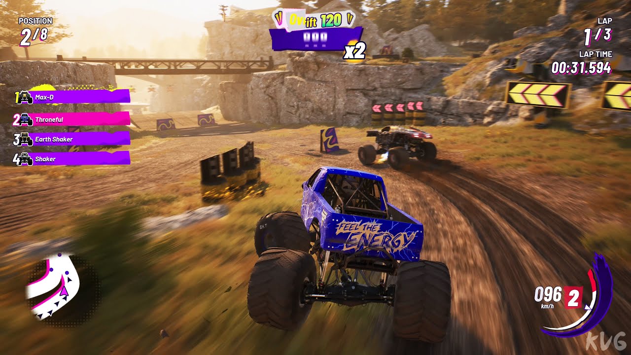 Monster Jam Showdown - Blue Thunder - Gameplay (PC UHD) [4K60FPS]