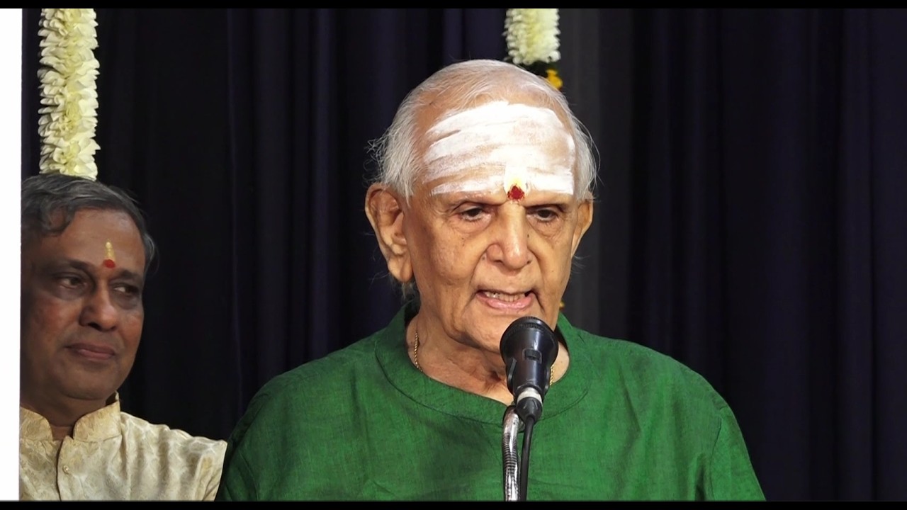 PADMA VIBHUSHAN AWARDEE DR. UMAIYALAPURAM K. SIVARAMAN SPEECH @ ESWARAGANOTHSAVAM 2025