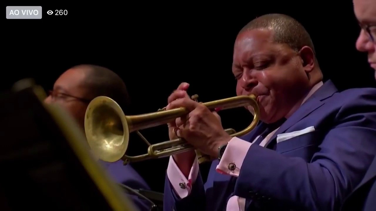 Wynton Marsalis live in Brazil with Jazz at Lincoln Center Orchestra in Sesc Sao Paulo