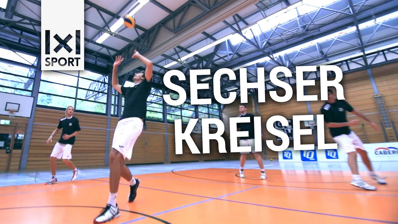 Volleyball Training Übung: Taktiktraining und gleichzeitig einspielen