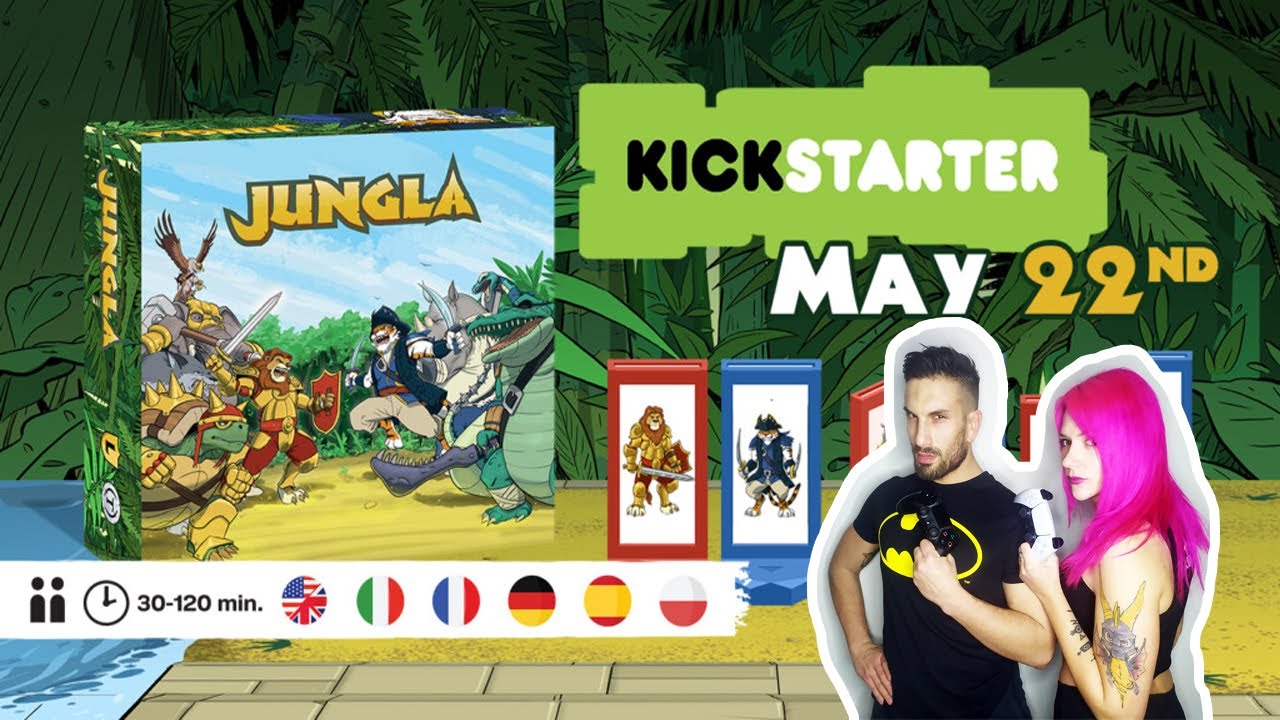 JUNGLA - GIOCO DA TAVOLO - UNBOXING + TUTORIAL (PROGETTO KICKSTARTER)