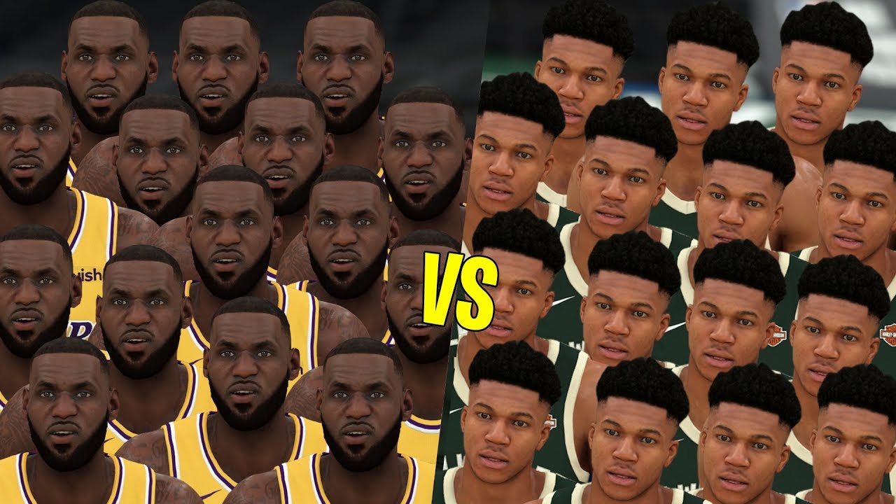 15 LeBron James vs 15 Giannis Antetokounmpo In NBA 2K20!
