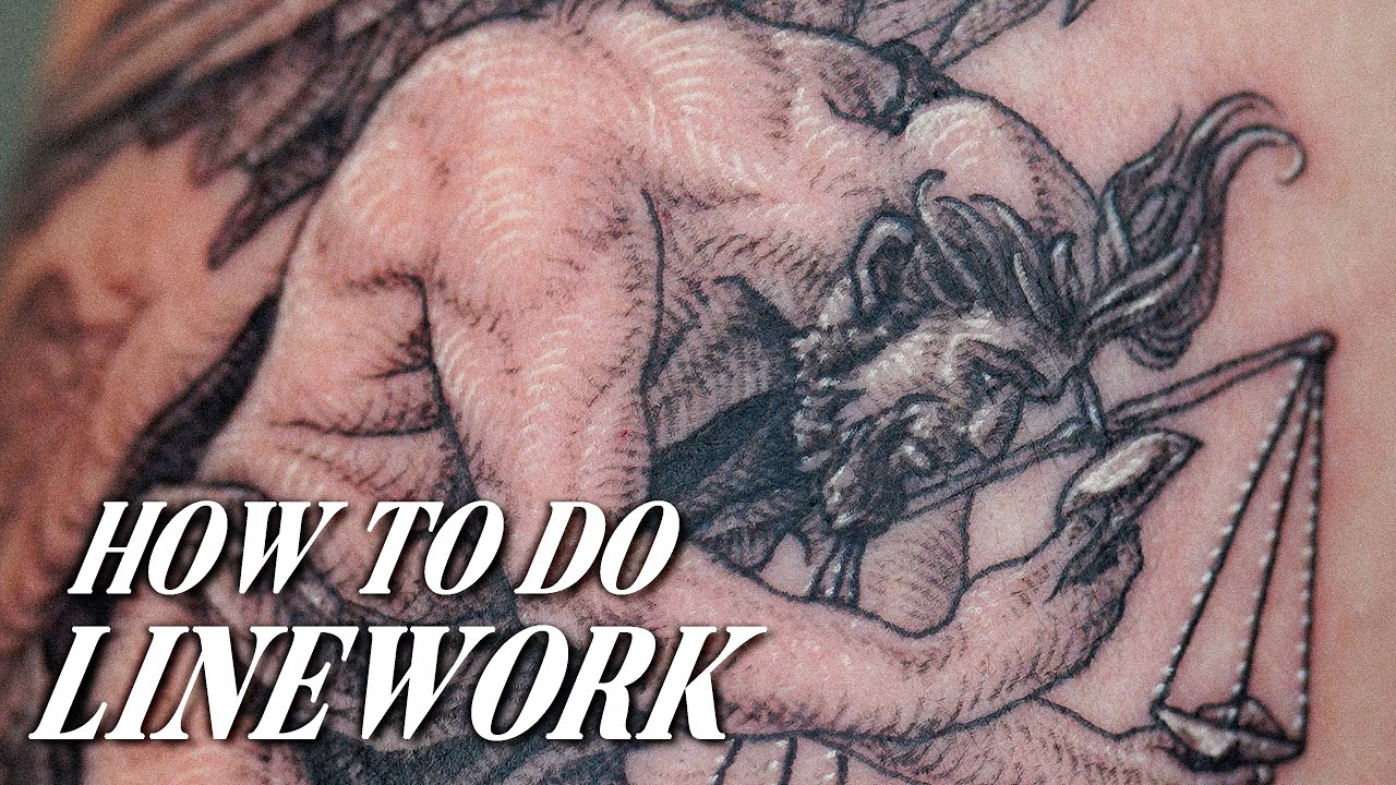 DELICATE LINE SHADING TATTOO WORK / 타투 영상