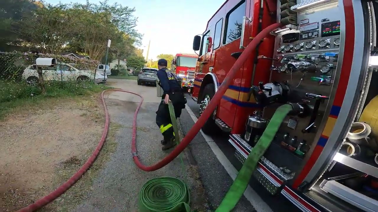 First Due Structure Fire - Driver's POV - 9/22/25
