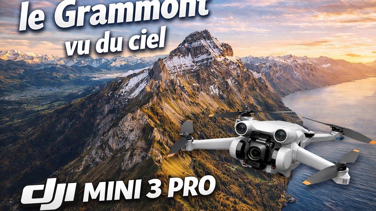 Decouverte automnale des sommets du Grammont, Les Jumelles et Alamont par drone