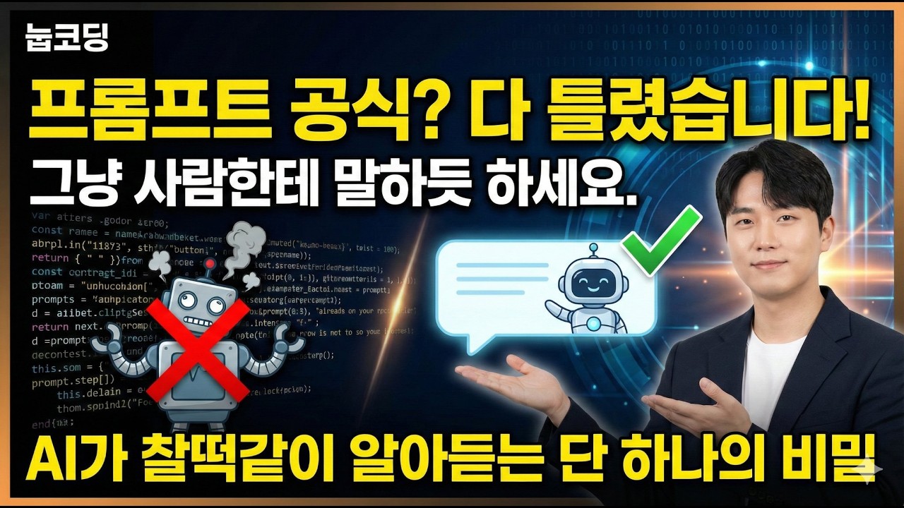 코딩 몰라도 OK! 5분 만에 배우는 AI를 내 편으로 만드는 대화법