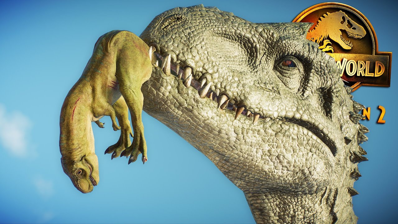 МАЛЫШ Т-РЕКСА НАПАДЁЛ ИНДОМИНУС РЕКС!! | Jurassic World Evolution 2