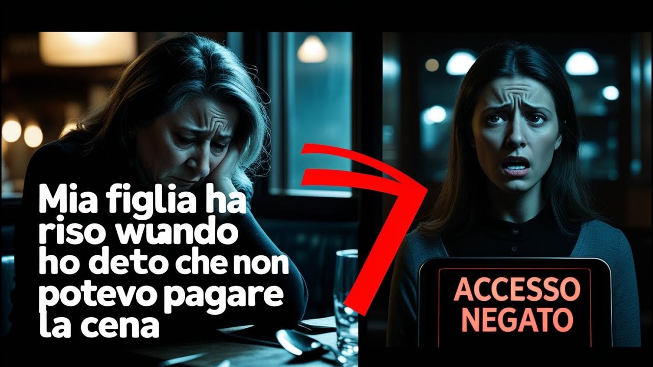 Mia figlia ha riso quando dissi che non potevo pagare—3 mesi dopo perse l'accesso al mio conto.