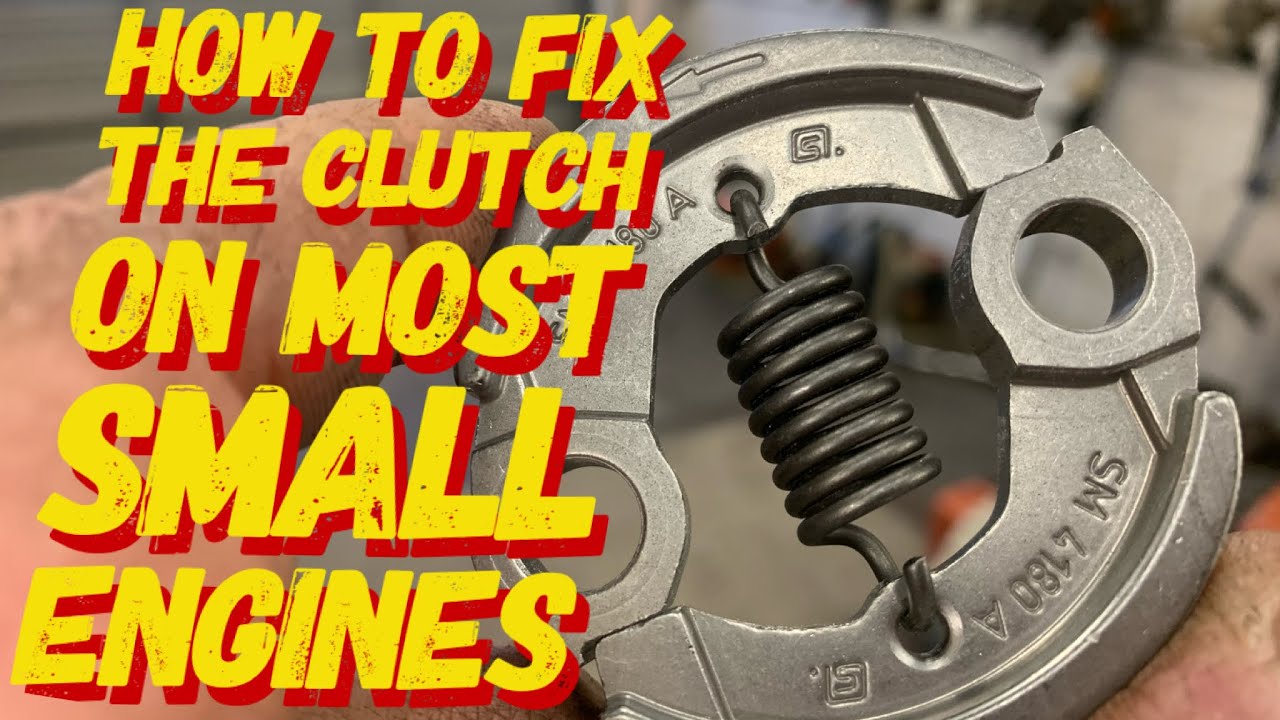 #HOWTO REPAIR THE #CLUTCH ON JUST ABOUT ANY #SMALLENGINE