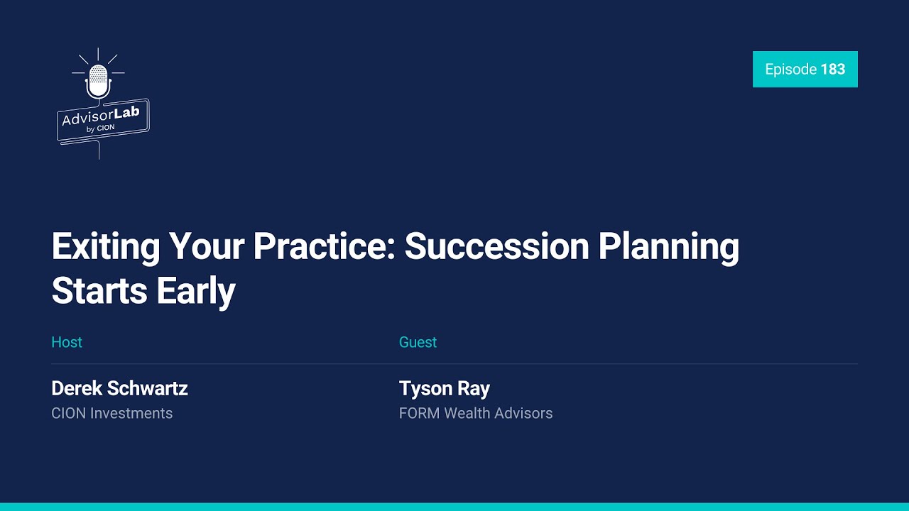 Exiting Your Practice: Succession Planning Starts Early