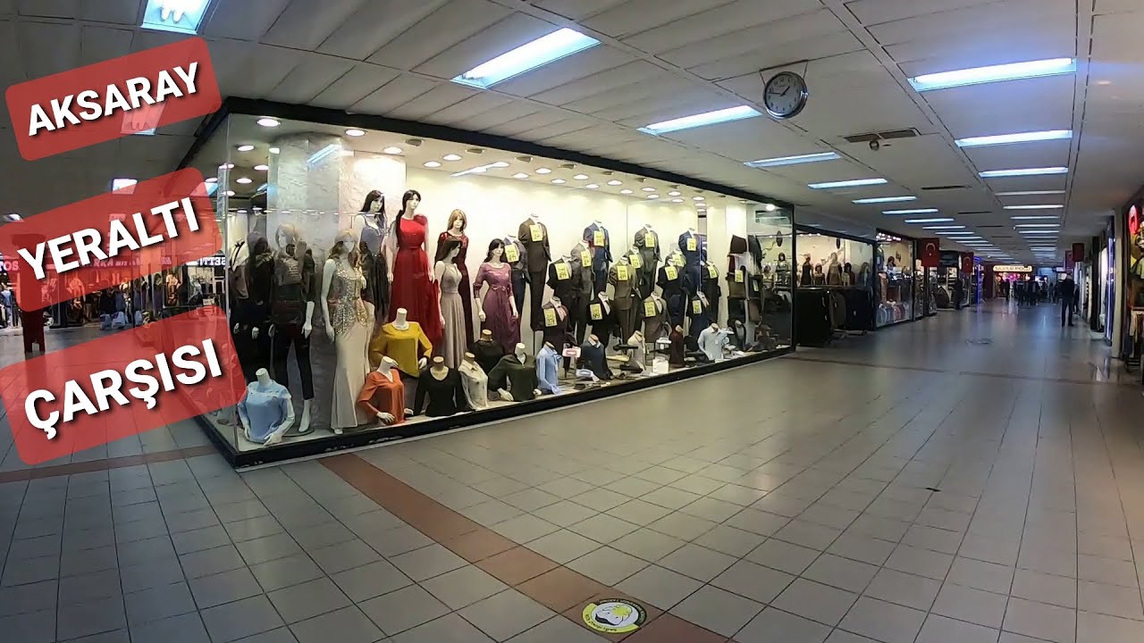 Aksaray yeraltı çarşısı - istanbul undergrand bazaar