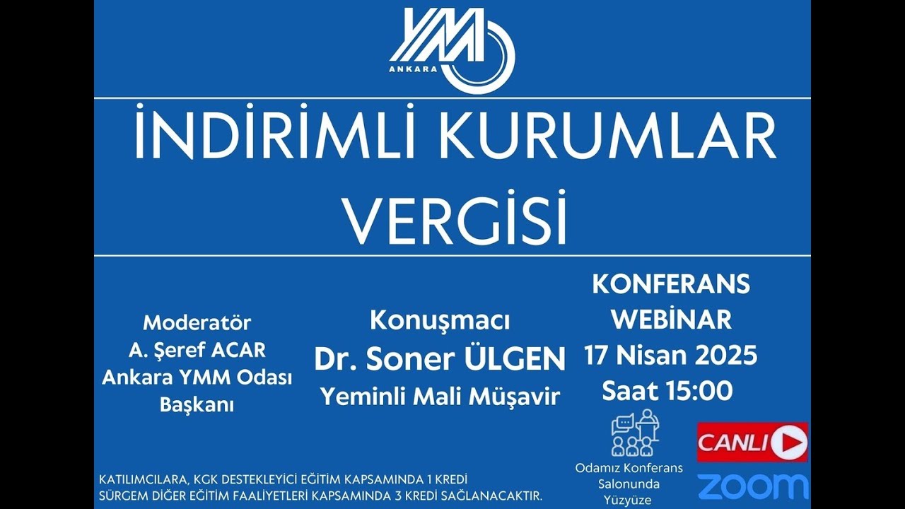 İndirimli Kurumlar Vergisi