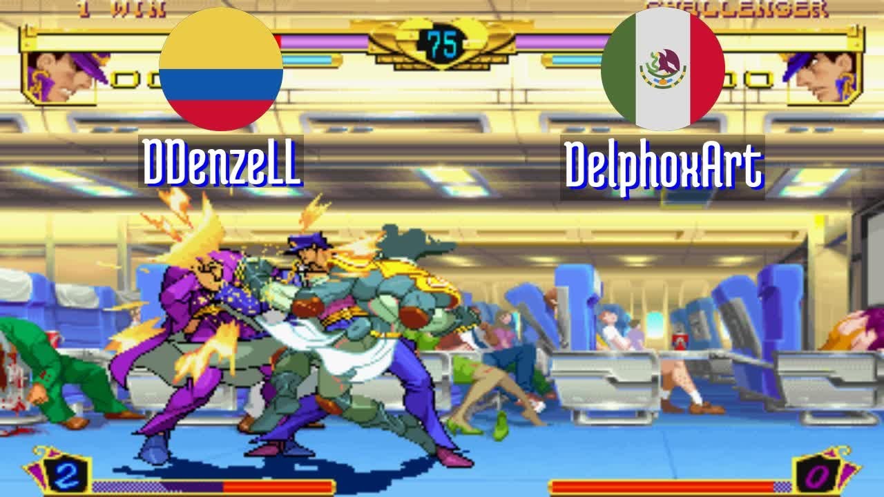 FT5 @jojobanr1: DDenzeLL (CO) vs DelphoxArt (MX) [JoJo HFTF jojoban Fightcade] Feb 24