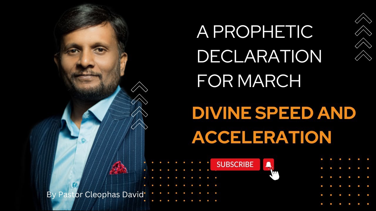 March prophetic word - Divine speed and acceleration