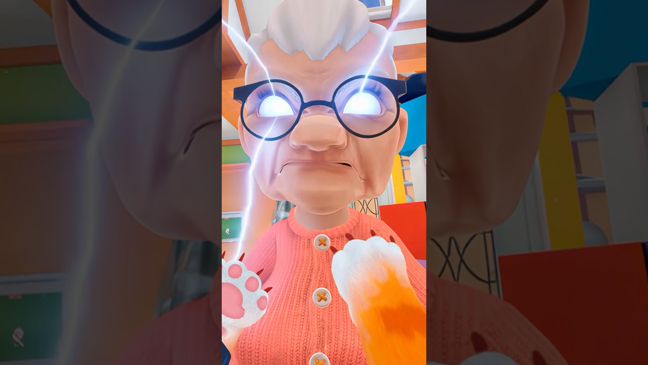 🐈️Cat VS Grandma👵I Am Cat #vr #game #funny