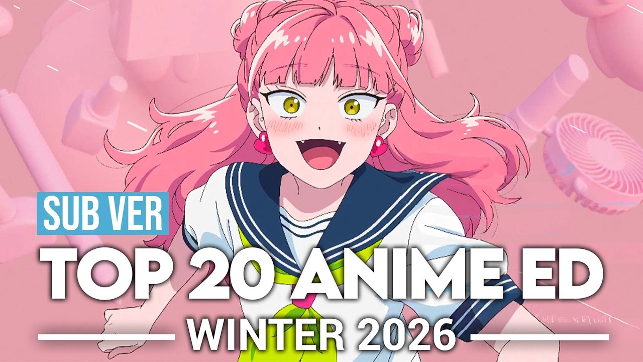 Top 20 Anime Endings - Winter 2026 (Subscribers Version)