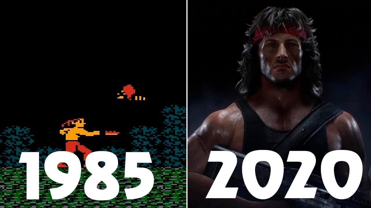 Эволюция игры Рэмбо / Evolution games of Rambo Games 1985-2020