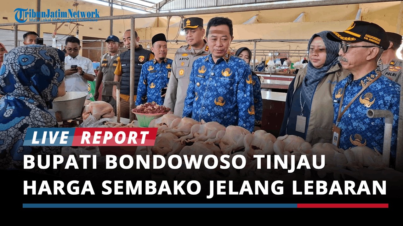 Jelang Idul Fitri, Bupati dan Kapolres Bondowoso Tinjau Harga Sembako dan Ketersediaan Gas Melon