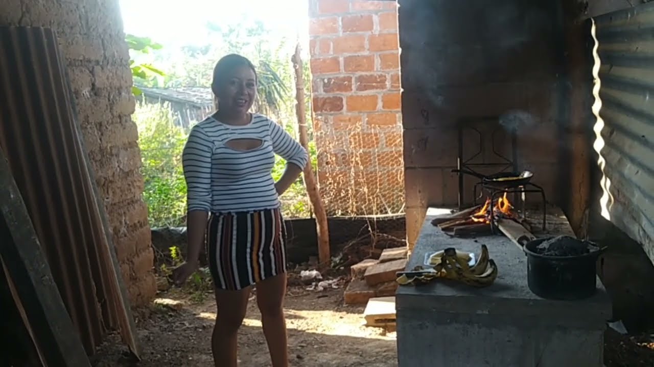 Cocinando Plátanos Fritos