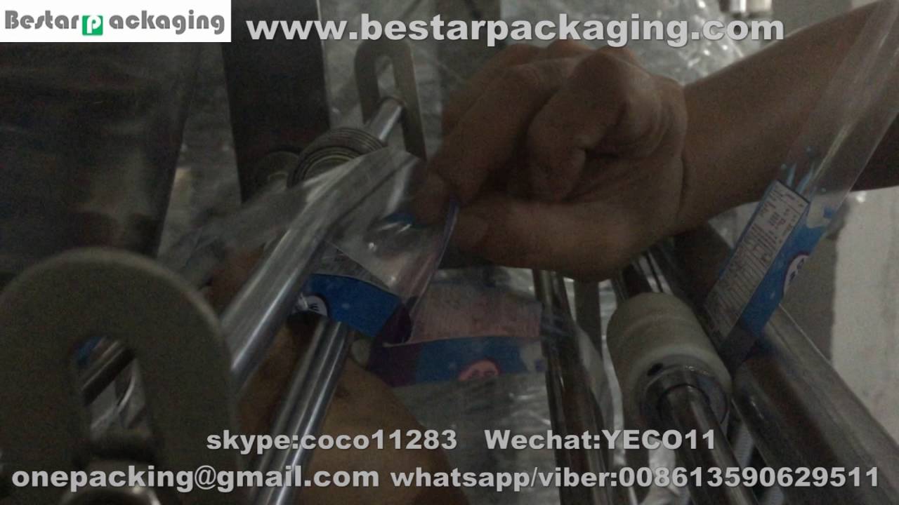 How to set up the roll film , how to install vertical packing machine  roll film , roll film set up